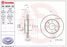 Brembo 09.9555.20 Диск тормозной Standard | перед | - 1