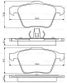 Bosch 0 986 494 245 Колодки тормозные дисковые | перед | - 2