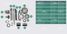 AUTOWELT TK33000 Комплект газораспределения nissan ga14de/ga16de - 2