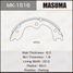 Masuma MK1516 Колодки тормозные барабанные | зад | - 1