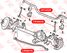 VTR CR0601R Втулка реактивной тяги передней подвески - 3