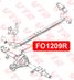 VTR FO1209R Втулка рессоры задней подвески - 3