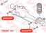 VTR NI0609RP Полиуретановый сайлентблок поперечной тяги передней и задней подвесок - 3