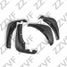 ZZVF MDGJ640A Брызговик mazda 6 (gg) (комплект,седан 4шт) - 1