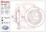 Brembo 08.A957.11 Диск тормозной UV Coated | зад | - 1
