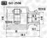 Trialli GO 2506 Шрус внутр. прав. для а/м Mazda 3 (03-) 1.6 MT | перед лев | - 1