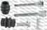 Febest 2574-308R-KIT Втулка направляющая суппорта тормозного заднего комплект | зад прав/лев | - 2