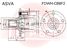 Asva FDWH-CB8F2 Ступица колеса | перед прав/лев | - 2