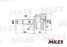 Miles GA20082 Шрус daewoo nexia 1.5 нар. - 1