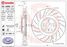 Brembo 09.A960.21 Диск тормозной UV Coated | перед | - 1