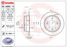 Brembo 08.A869.11 Диск тормозной UV Coated | зад | - 2