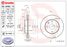 Brembo 09.9483.11 Диск тормозной UV Coated | перед | - 2