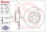 Brembo 09.B569.11 Диск тормозной UV Coated | зад | - 1