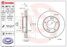 Brembo 09.B613.11 Диск тормозной UV Coated | перед | - 1