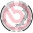 Brembo S 30 537 Колодки тормозные барабанные | зад | - 1