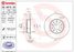 Brembo 08.A915.21 Тормозной диск | зад | - 1