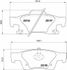 Brembo P 37 016 Колодки тормозные дисковые | зад | - 1