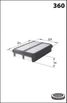 MECAFILTER ELP9419 Фильтр воздушный - 1