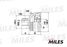 Miles GA20027 Шрус audi A4 1.6-2.0 00- нар.(ABS) - 1