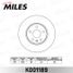 Miles K001189 Диск тормозной chevrolet cruze/opel astra j R15 09- передний D=276мм. - 2