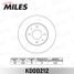 Miles K000212 Диск тормозной hyundai accent (lc) 00-06 передний вент. - 2