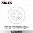 Miles K000391 Диск тормозной mercedes sprinter 06-/vw crafter 06- передний вент.D=300мм. - 1