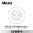 Miles K000314 Диск тормозной subaru forester 97-/impreza 94-/legacy 03- передний вент. - 1