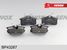 Fenox BP43267 Колодки тормозные дисковые | зад прав/лев | - 3