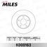 Miles K000163 Диск тормозной mazda 3 1.4/1.6 03>/mazda 5 15 1.8/2.0/2.0d 03> передний вент. - 1