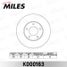 Miles K000163 Диск тормозной mazda 3 1.4/1.6 03>/mazda 5 15 1.8/2.0/2.0d 03> передний вент. - 2