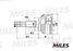 Miles GA20472 Шрус toyota celica/camry/previa/lexus es250 2.0-2.5 89-01 нар. - 1