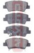 Akyoto AKD-12202 Колодки тормозные дисковые задние - 1
