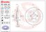 Brembo 08.C250.21 Диск тормозной UV Coated | зад | - 2