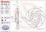 Brembo 09.8780.21 Диск тормозной UV Coated | перед | - 1