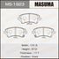 Masuma MS1923 Колодки тормозные | перед | - 1
