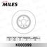 Miles K000399 Диск тормозной audi A4 07-/a5 07- передний D=314мм. - 1