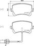 Brembo P 85 142 Колодки тормозные дисковые | зад| - 1