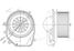Luzar LFh 18D1 Э/вентилятор отоп. для а/м VW Passat B5 (96-)/Audi A4 (94-) a/c+ - 4