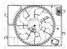 Luzar LFK 0885 Э/вентилятор охл. с кожухом для а/м Hyundai Tucson/Kia Sportage (04-) (тип Halla) - 2