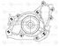 Luzar LWP 1930 Насос водяной для а/м Toyota Camry (01-)/Lexus RX i (97-) 3.0i/3.3i - 3