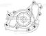 Luzar LWP 1930 Насос водяной для а/м Toyota Camry (01-)/Lexus RX i (97-) 3.0i/3.3i - 4
