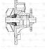 Luzar LWP 20Z6 Насос водяной для а/м Peugeot 308 (07-)/Citroen C4 (10-) 1.4i/1.6i - 3