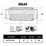 Miles HBFB45X280 Труба гофрированная с внутренним плетением 45x280 - 2