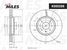Miles K000266 Диск тормозной opel astra 04-10/meriva 03-10 передний - 2