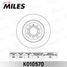 Miles K010570 Диск тормозной audi A6 2.0-4.2 04- задний D=302мм. - 1