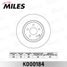 Miles K000184 Диск тормозной mercedes w220 280-350/c215 500 передний D=312мм. ( с перфорацией ) - 1