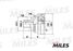 Miles GA20003 Шрус audi 100 1.8-2.4d 82-90 нар.(ABS) - 1