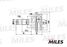 Miles GA20374 Шрус peugeot 206 1.6 00- нар.(ABS) - 1