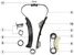 SAT TKTY433A Комплект цепи ГРМ toyota rav4 12- 3zr-fe - 2