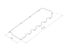 SAT K1121317020 Прокладка клапанной крышки toyota land cruiser 1hdft 95-98 - 1
